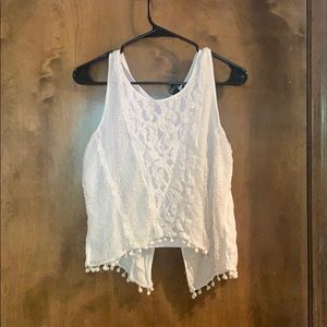 Lace tank top